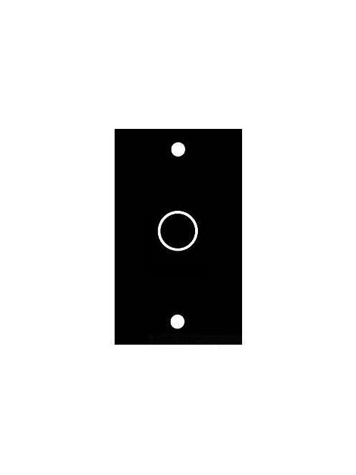 Product image for Mulberry 97171 1/2" 1-Gang 430 Stainless Steel Knockout Wallplate