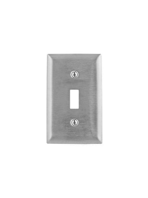 Product image for Hubbell SJ1 WALLPLATE, JUMBO, 1-G, TOG, SS