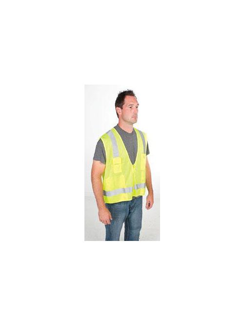 Product image for Greenlee 01761-03M Class 2 Surveyor High Visibility Vest