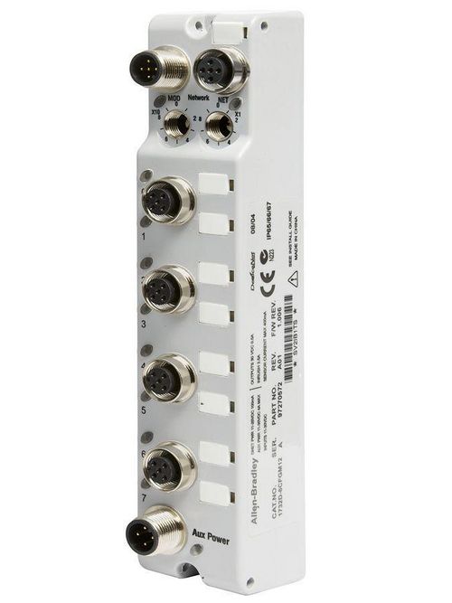 Product image for A-B 1732P-8CFGM12 ArmorBlock 8 Point Block