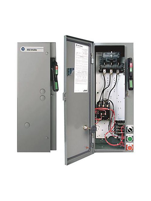 Product image for A-B 502DFCD26R NEMA COMBINATION CONTACTOR W/ DISCONNECT NEMA 3
