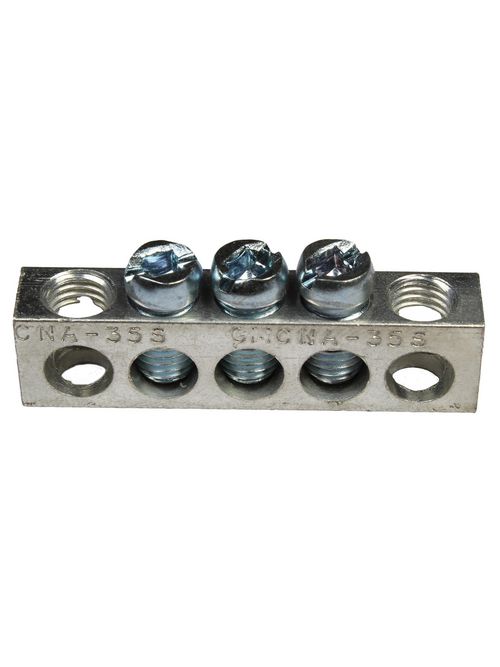 Product image for Burndy K9P4CAG1 Alum Neutral Bar