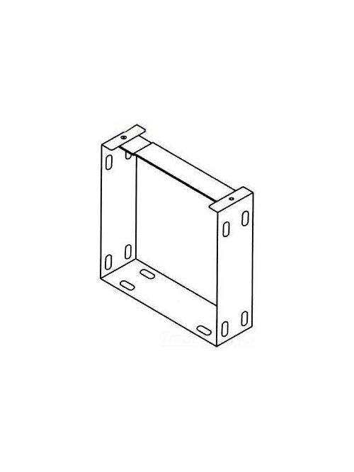 Product image for Austin AB-1212UC 12 x 12 Inch N1 Galvanized Wireway U-Connector