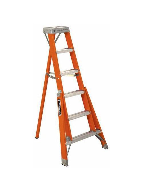 Product image for Louisville Ladder FT1006 6 Foot Fiberglass Tripod Ladder
