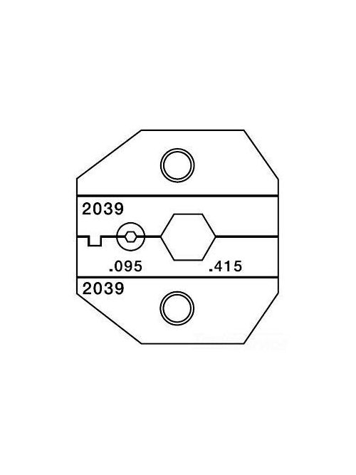 Product image for GRN PA2039 DIE N-TYPE RG8/11/213/21