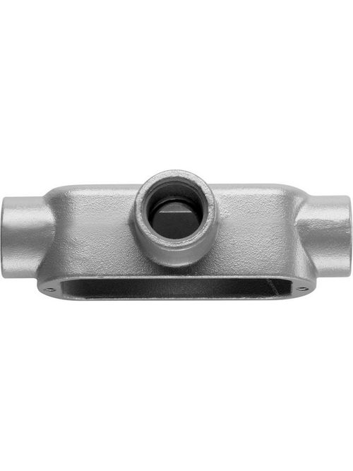 Crouse-Hinds Series T250M 2-1/2 Inch Malleable Iron Form5 Type T Threaded Rigid Conduit Body Crouse-Hinds Series T250M 2-1/2 Inch Malleable Iron Form5 Type T Threaded Rigid Conduit Body
