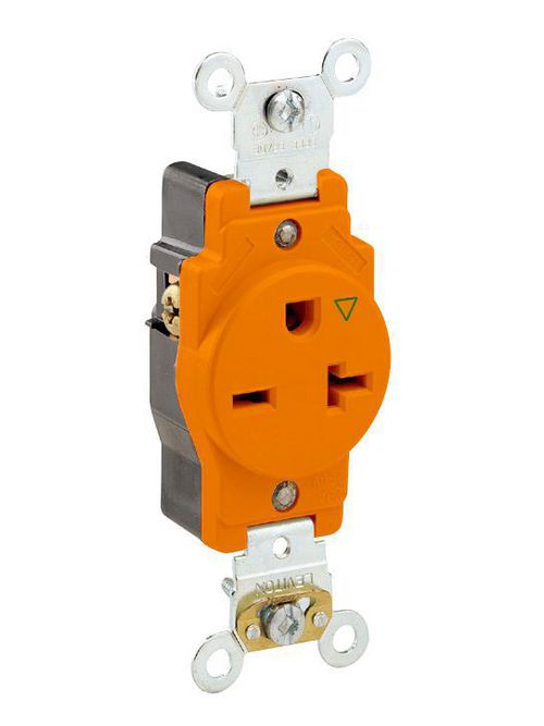 LEV 5461-IG 20A 250V IG SINGLE RECP LEV 5461-IG 20A 250V IG SINGLE RECP
