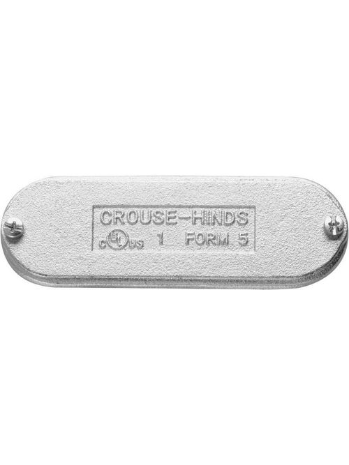 Crouse-Hinds Series K350CM 4 Inch Cast Aluminum Form5 Conduit Blank Cover Crouse-Hinds Series K350CM 4 Inch Cast Aluminum Form5 Conduit Blank Cover