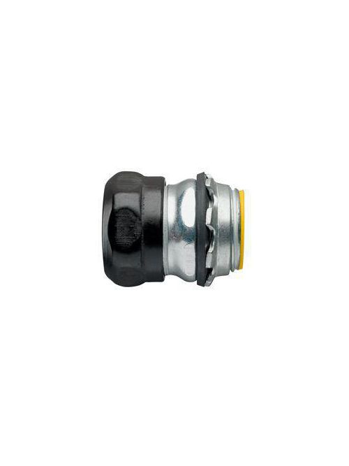 Crouse-Hinds Series 1651RT 3/4 Inch Steel Insulated Raintight Compression Straight EMT Connector Crouse-Hinds Series 1651RT 3/4 Inch Steel Insulated Raintight Compression Straight EMT Connector