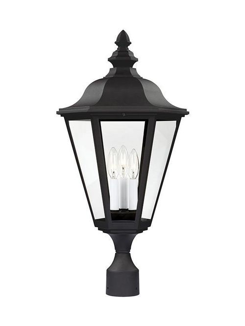 Product image for Brentwood 3 Light Post Lantern - Black