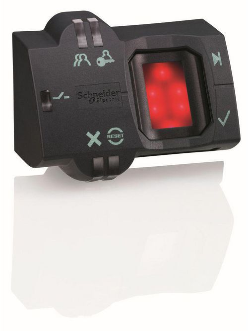 Product image for Square D XB5S2B2L2 6.56 Foot 24 VDC PNP Monostable Push Button Biometric Switch