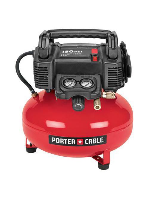 Product image for Porter Cable C2002 150 PSI 6 Gallon Pancake Air Compressor