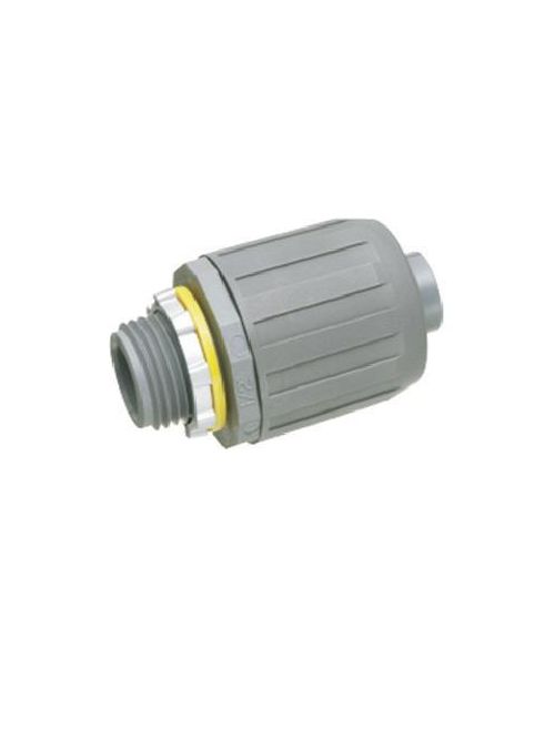 Product image for Arlington NMLT7T 3/4 Inch Straight Snap-In Non-Metallic Liquidtight Connector