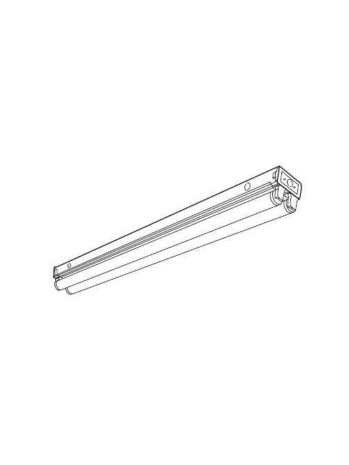 Product image for Columbia Lighting CS2-220-LE120 Baked Enamel Steel Straight Sided Energy Saving Magnetic T12 Striplight