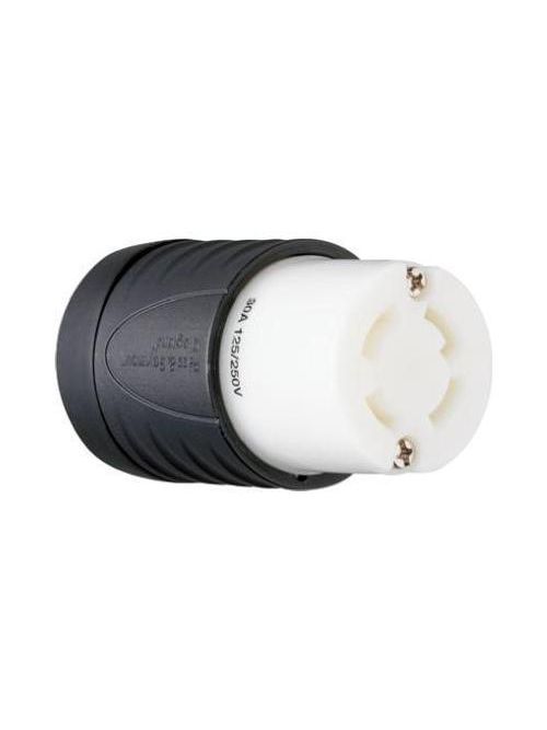 Product image for Pass & Seymour L1430CCCV3 30 Amp 125/250 Volt 4 W Locking Plug Connector