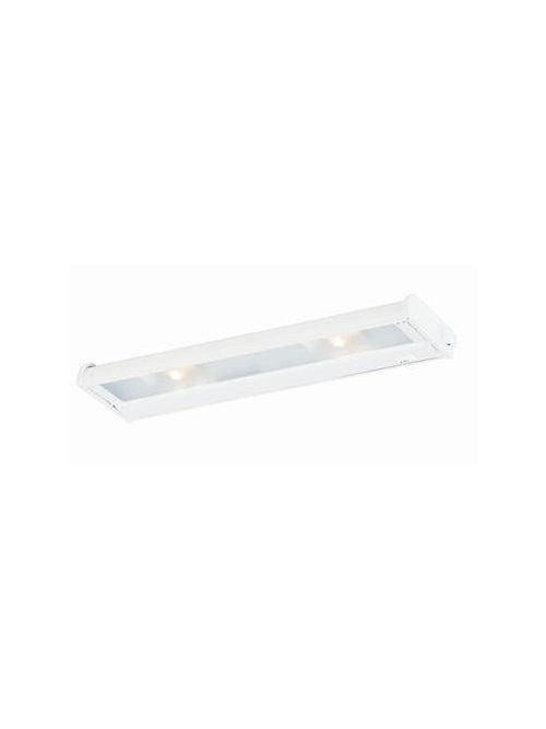 Product image for Nora Lighting NUL-716W 16 Inch 2-Lamp 35 W White Xenon Low Profile Under Cabinet Fixture