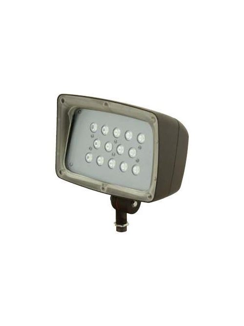 Product image for Hubbell Lighting FML-14-PC1 55 W 120 Volt Dark Bronze Die-Cast Aluminum LED Floodlight