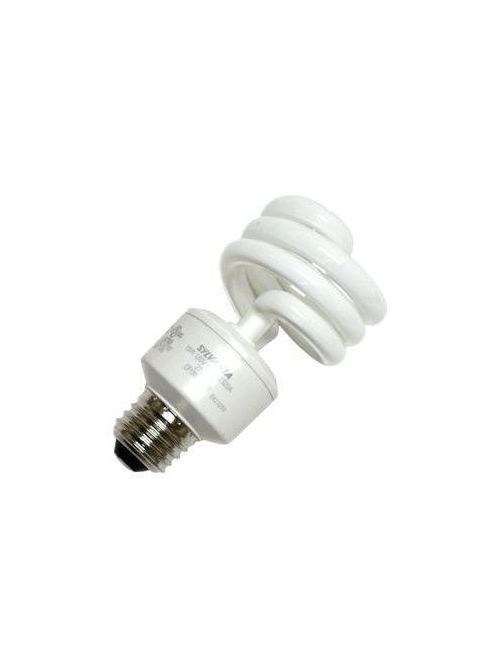 Product image for Sylvania Dulux 29410 19 W 82 CRI 2700 K 1200 lm Medium Base Mini Twist Electronic Compact Fluorescent Lamp