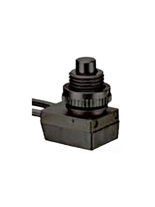 Product image for Ideal Industries 774082 1/6/10 Amp 125/250 VAC 14 VDC SPST On-Off Terminal Black Plastic Miniature Push Button Switch