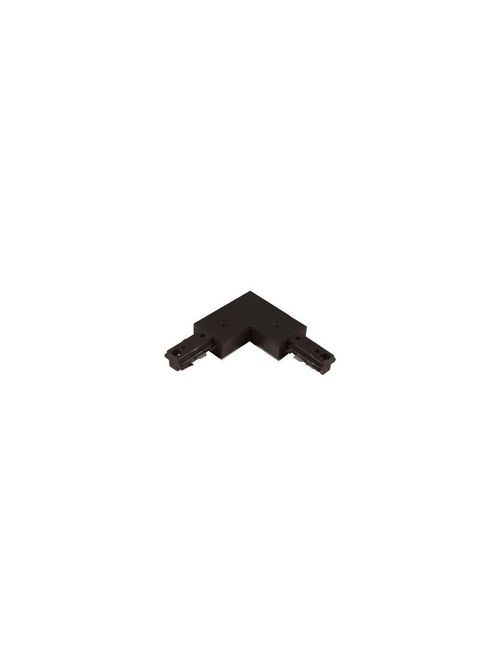 Product image for Philips Lighting 6050BK Matte Black 1-Circuit Track Lighting L-Connector