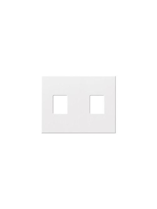 Product image for Lutron NT-SSS-FB-LA 3-Gang Metal Light Almond Standard 3-Dimmer or Switch Fins Broken Wallplate