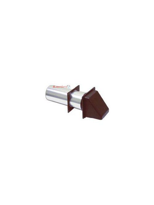 Product image for Lambro Industries, Inc. 225B 4 Inch Brown Preferred Hood with Standard Tail Piece and Removable Screen