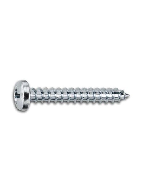 Product image for DeWalt / Powers 061140 #12 x 2-1/2" Zinc Phillips/Slotted Pan Head Combo Tapping Screw