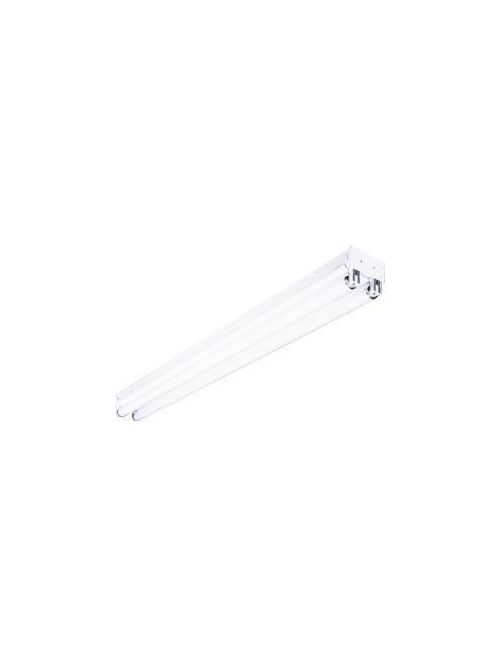 Product image for Columbia Lighting CS8-296-LE120 60/75 W Baked Enamel Steel Straight Sided Energy Saving Magnetic T12 Striplight