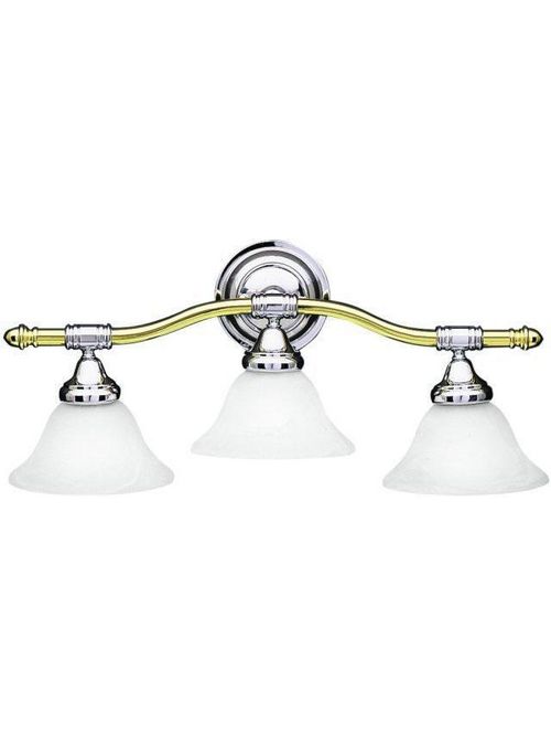 Product image for Kichler 6293PBC 100 W 3-Light Bathroom Fixture
