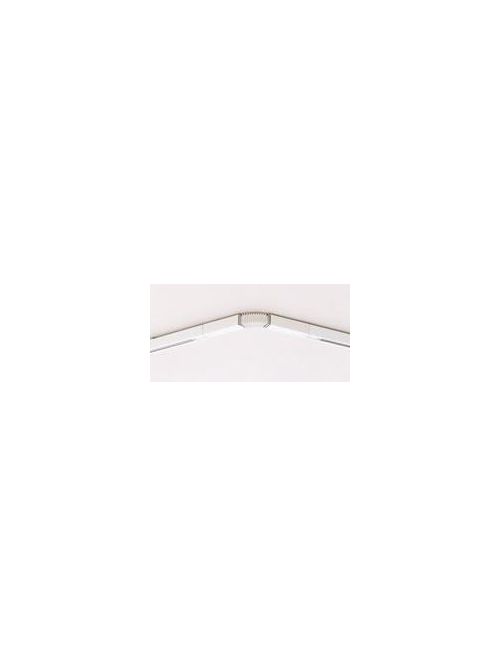 Product image for Philips Lighting 6053WH Matte White Variable Angle 1-Circuit Lighting Track Connector