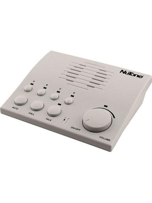 Product image for Broan IMA110WH 7 x 5-3/4 x 1-7/8 Inch White Voice and Music Intercom System
