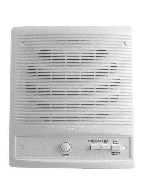 Product image for Broan ISA338WH 11-1/4 x 2-3/4 x 7/8 Inch Bright White Indoor Speaker with Control