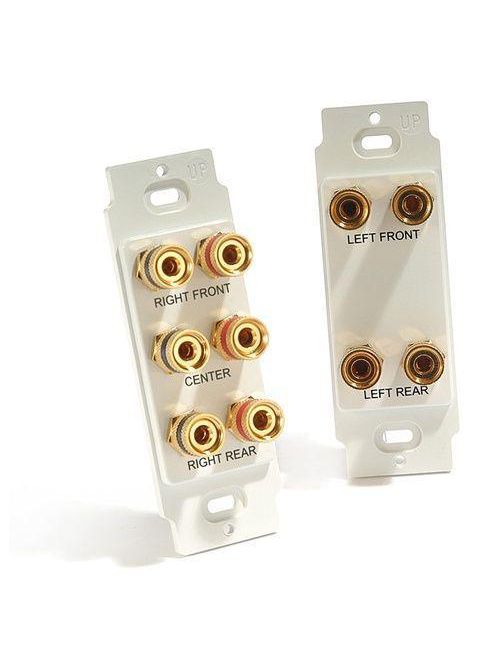 Product image for Pass & Seymour F7661LA 2-Gang Light Almond Home Theater Decorator Tap