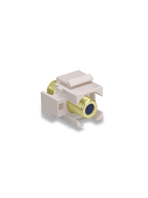 Product image for Pass & Seymour F3482-LA Light Almond Self-Terminating Keystone F-Connector
