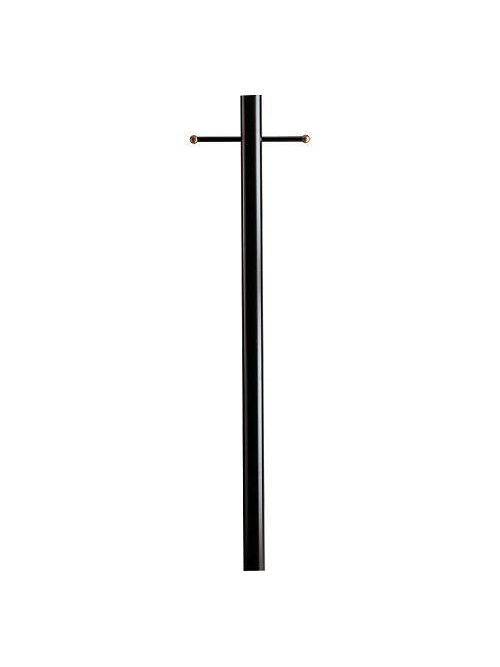 Product image for Adjust-A-Post ADJ295 7 Foot 3 Inch Black Aluminum Adjustable Direct Burial Lamp Post