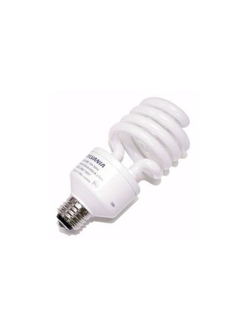 Product image for Sylvania 29523 28 W 82 CRI 2700 K 600 lm Medium Base 3-Way Twist Compact Fluorescent Lamp