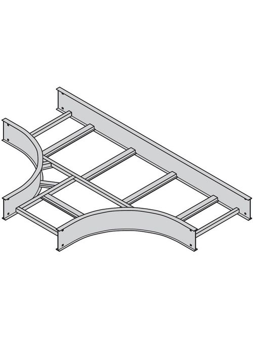 Product image for Eaton B-Line 6A-12-HT12 12 Inch Aluminum Tray Horizontal Tee
