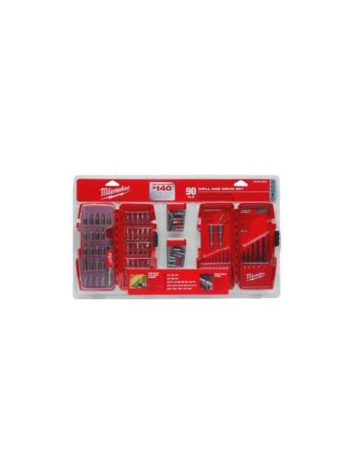 Product image for Milwaukee 48-32-8003H 90-Piece Drill and Drive Set