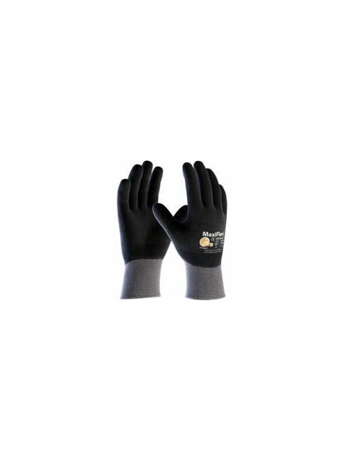 Product image for PIP 34-876/XL G-TEK. MAXIFLEX III, FULLY BLACK MICRO-FOAM NITRILE COATED, GRAY SEAMLESS KNIT NYLON LINERPURCHASED PER DOZEN