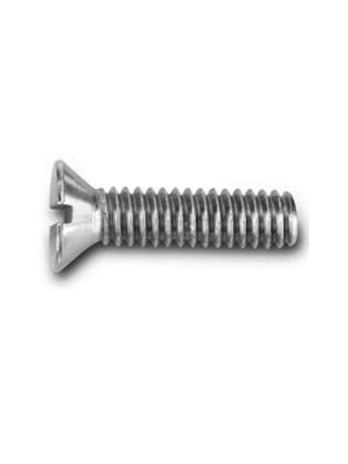 Product image for DeWalt / Powers 078055 #8-32 x 3/4" Zinc Flat Slotted Head Machine Screw
