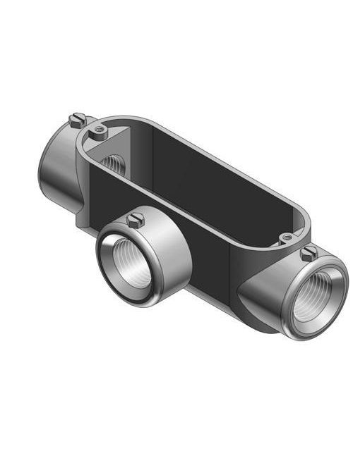 Red Dot BT-3 1 Inch EMT T Conduit Body Red Dot BT-3 1 Inch EMT T Conduit Body