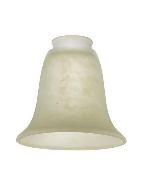 Product image for Sea Gull Lighting 1633-681 5-1/2 x 5-1/4 Inch Stratus White Ceiling Fan Lighting Glass