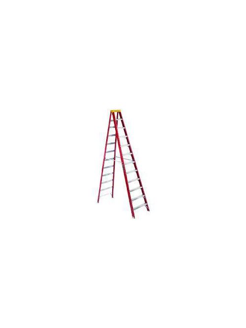Product image for Louisville Ladder L-3016-12 12 Foot 300 lb Duty Rating Fiberglass Step Ladder