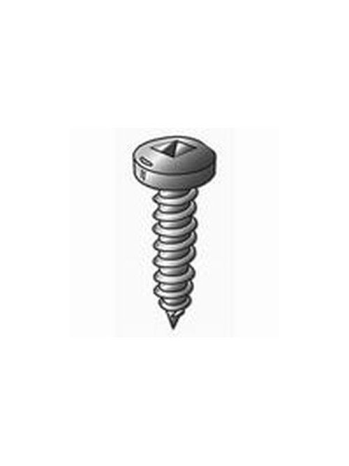 Product image for Cully 11220 12 x 1-1/4 Inch Zinc Plated Steel Square Drive Pan Head Sheet Metal Screw
