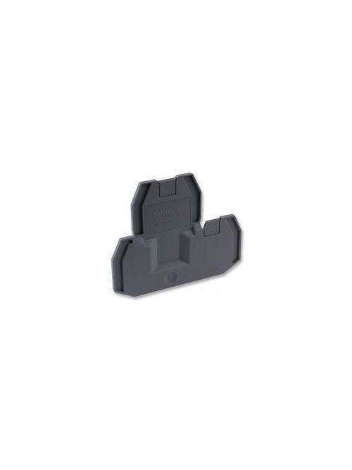 Product image for Square D NSYTRACE24 2 mm 4-Point Gray Screw Terminal Block End Cover