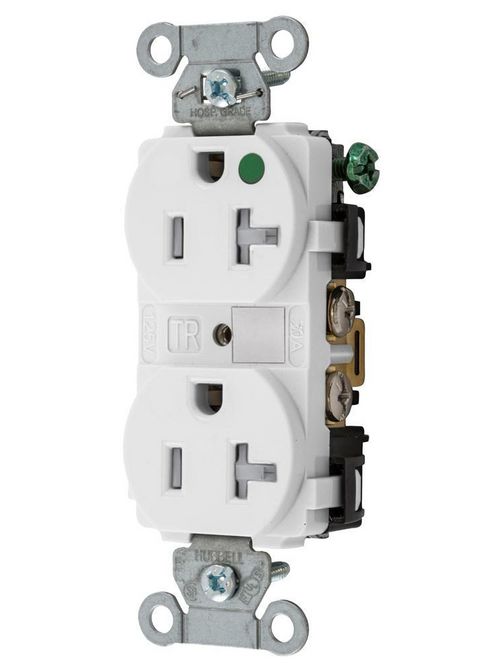 Product image for Hubbell 8300WTR 20A, 125V, 2 Pole, 3 Wire Grounding