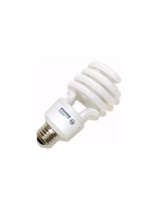 Product image for Sylvania Dulux 29576 23 W 82 CRI 5000 K 1600 lm Medium Base Mini Twist Electronic Compact Fluorescent Lamp