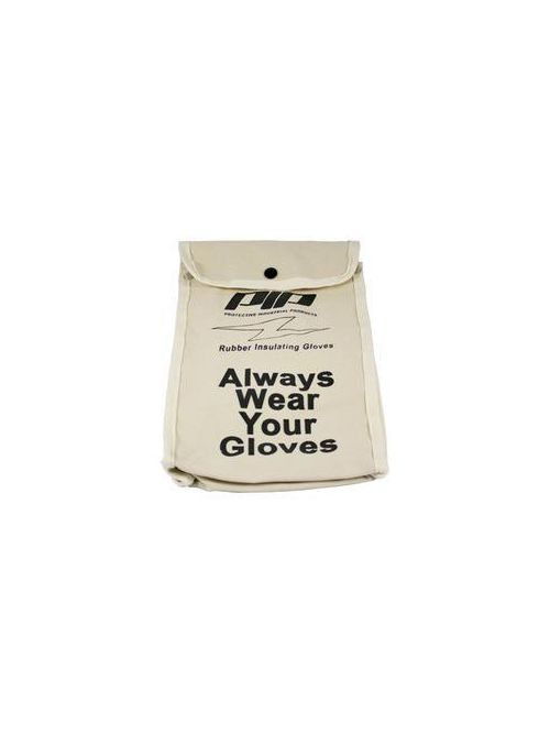 Product image for PIP 148-6011 11 Inch Natural Canvas Gloves Storage Bag