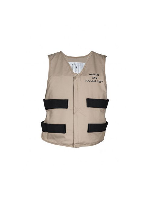 Product image for Oberon Company CV-ARC-REG Regular Khaki Arc Flash Cooling Vest