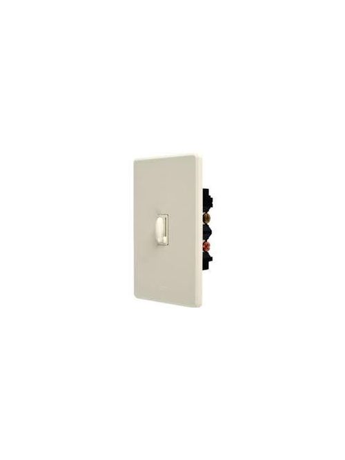 Product image for Lutron Electronics Q-103P-LA 1000 W Light Almond 3-Way Incandescent Preset Dimmer